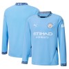 Officiële Voetbalshirt Manchester City Thuis 2024-25 Lange Mouw - Heren